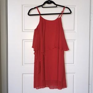 Forever 21 Coral Sleeveless Dress